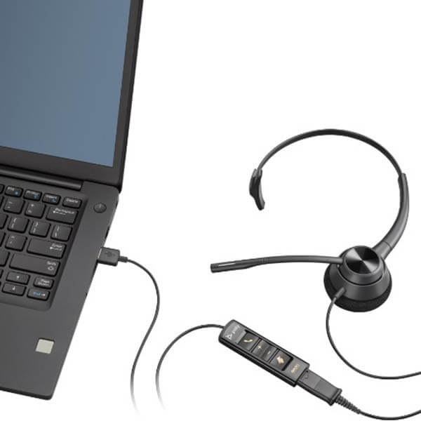 Plantronics EncorePro 310 USB Headset | 214568-01 | Headset Store